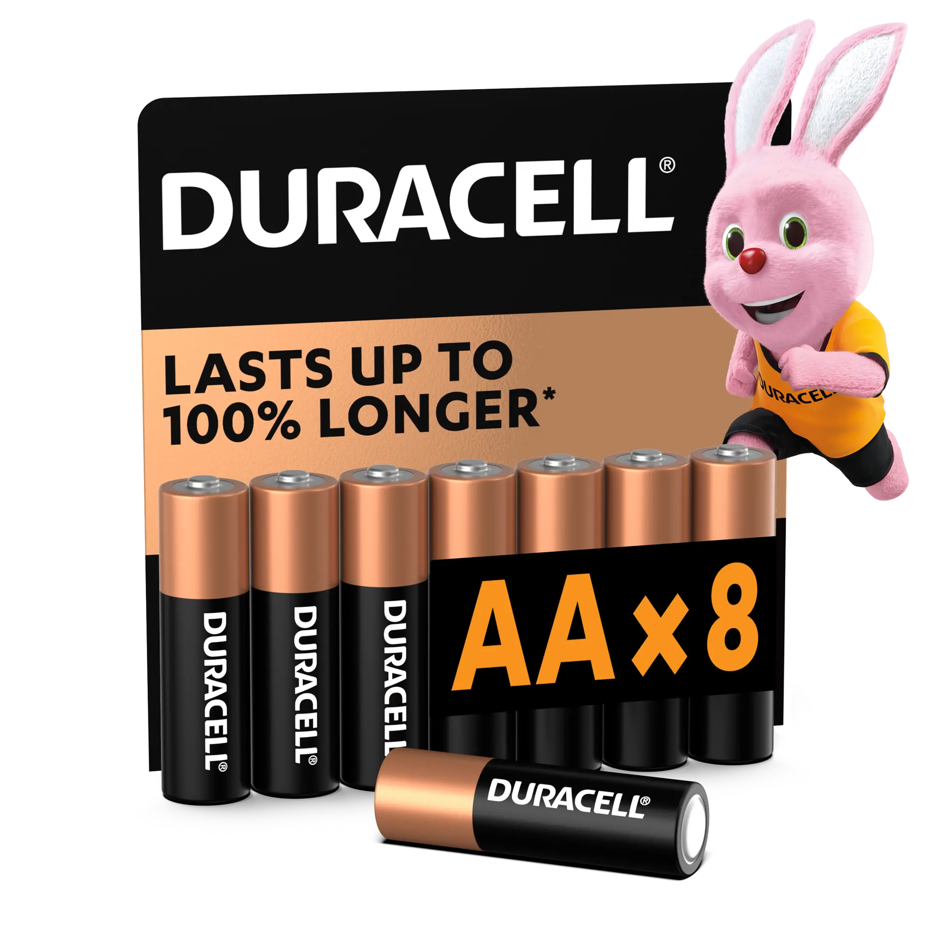 Duracell Alkaline Batteries AA 8 Pcs - view 2